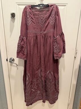 greek archaic kori embroidered dress